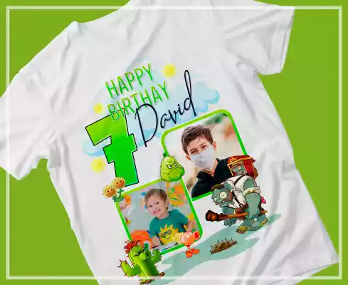 vectores plantilas PLANTS VS ZOMBIES,CUMPLEAñOS,NIñO,NIÑA,FESTIVIDAD,MARCO FOTO,